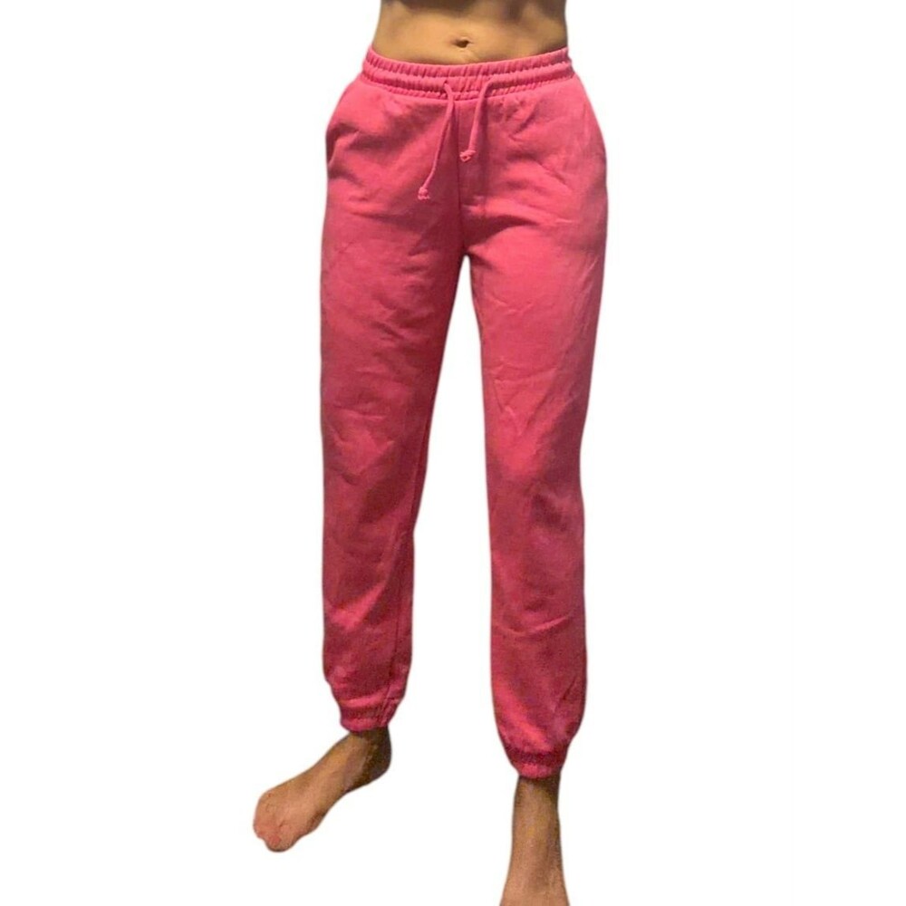 Zara Pink Jogger Sweatpants Size small Loungewear Athleisure sweats (xs)